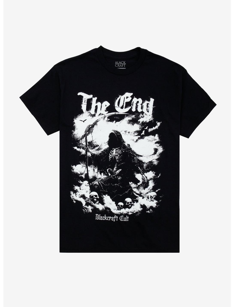 Gothic Grim Reaper Graphic T-Shirt – Dark Aesthetic Unisex Tee
