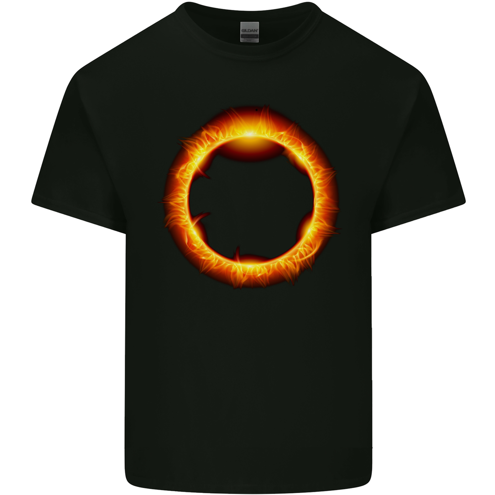 A Solar Eclipse Mens Cotton T-Shirt Tee Top