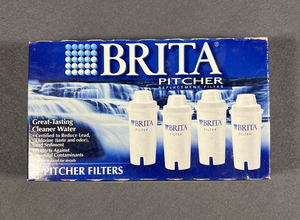 Brita Standard Water Filter Replacements 4 Pack Genuine OEM For Water Pitcher