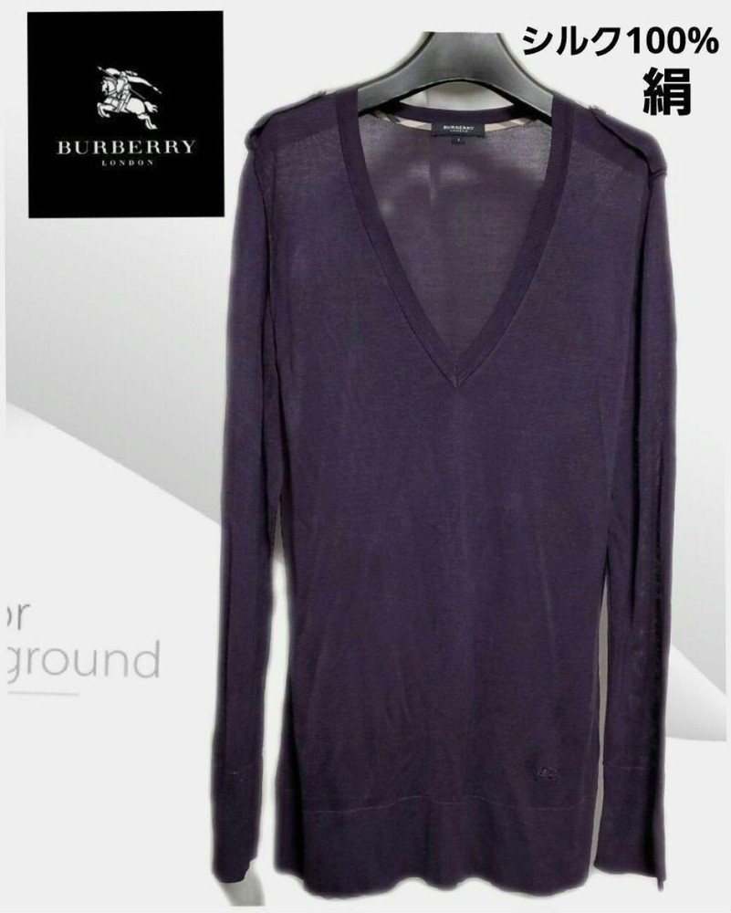 Burberry knit sweater Men's Fashion from Japan