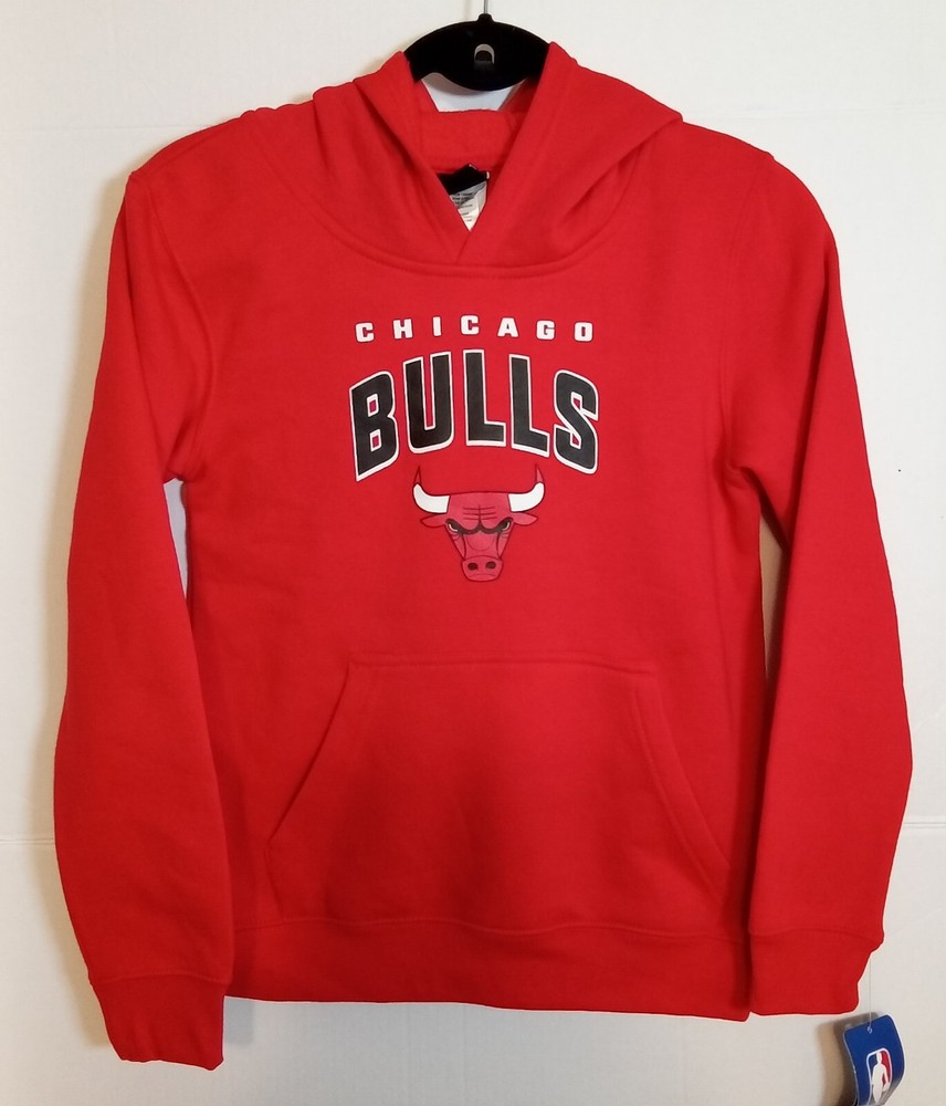 Chicago Bulls NBA Youth Red Hoodie Medium (10/12)