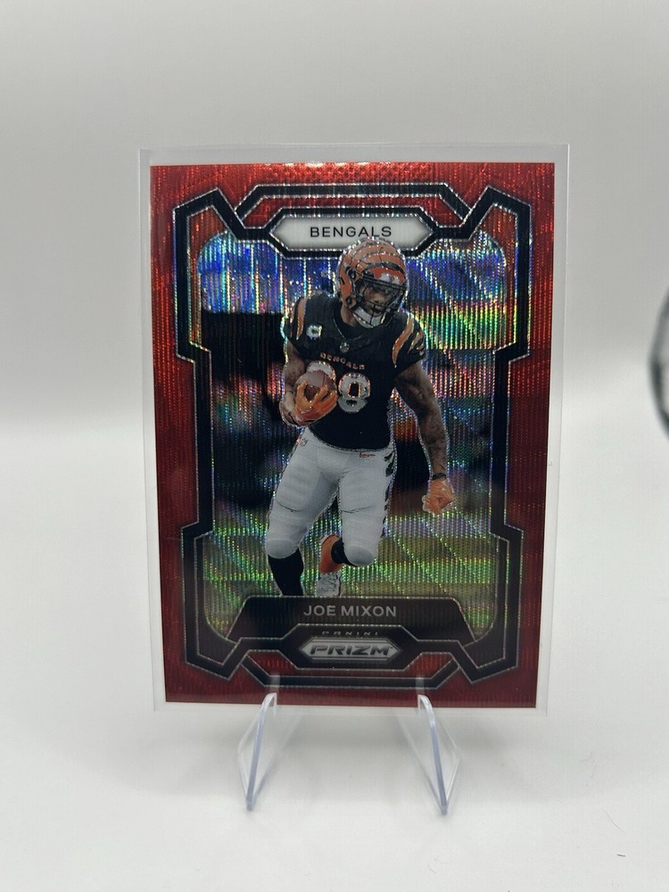 2023 Panini Prizm - Red Wave Prizm #58 Joe Mixon /149