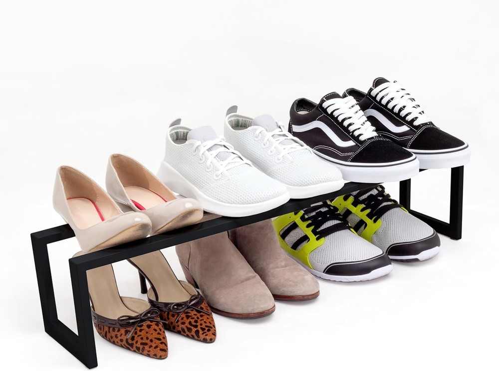 Exp/able Shoe Rack Organizer For Closets Entryways Hallways Bedrooms Living Room