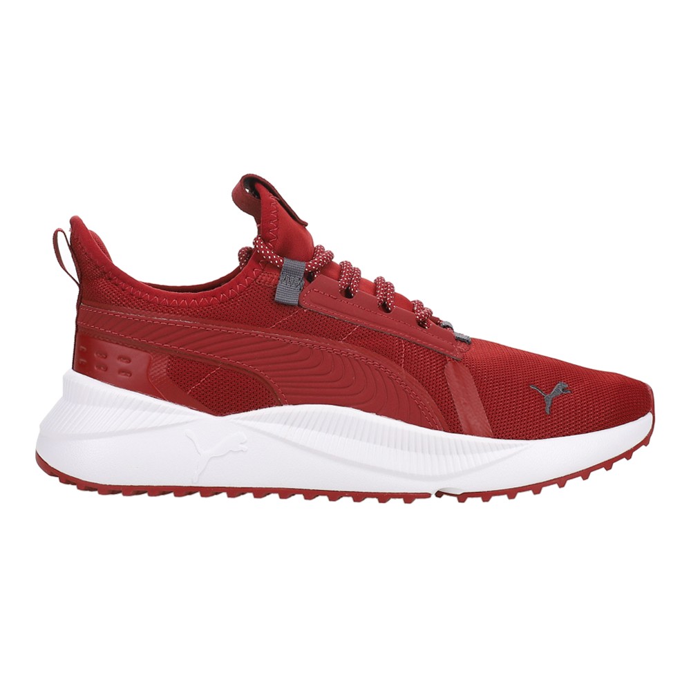 PUMA Pacer Future Street Speckle Lace-Up Red Mens Sneakers 4007630
