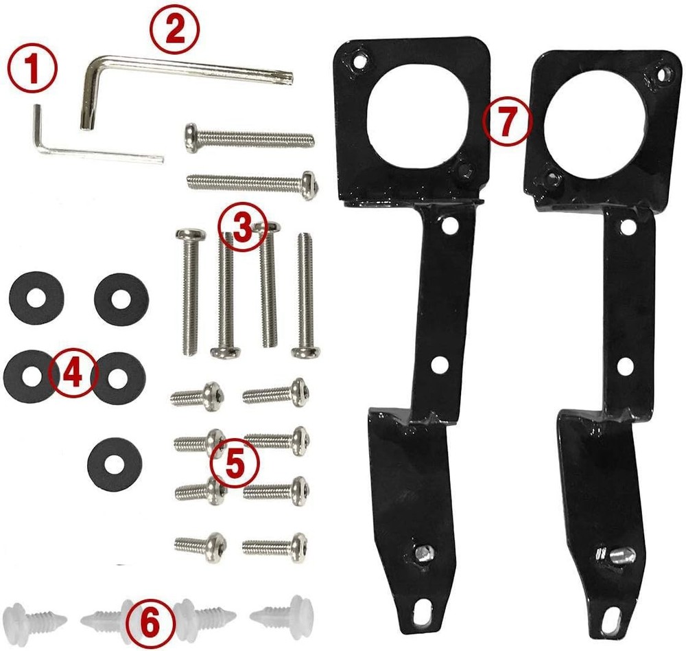 For Toyota Tacoma Double Cab 2005-2021 Roof Rack Hardware Fits #PT278-35140