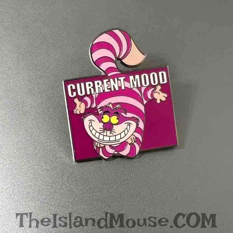 Disney Cheshire Alice Wonderland Current Mood Pleasantly Crazy Pin (U1:133472)
