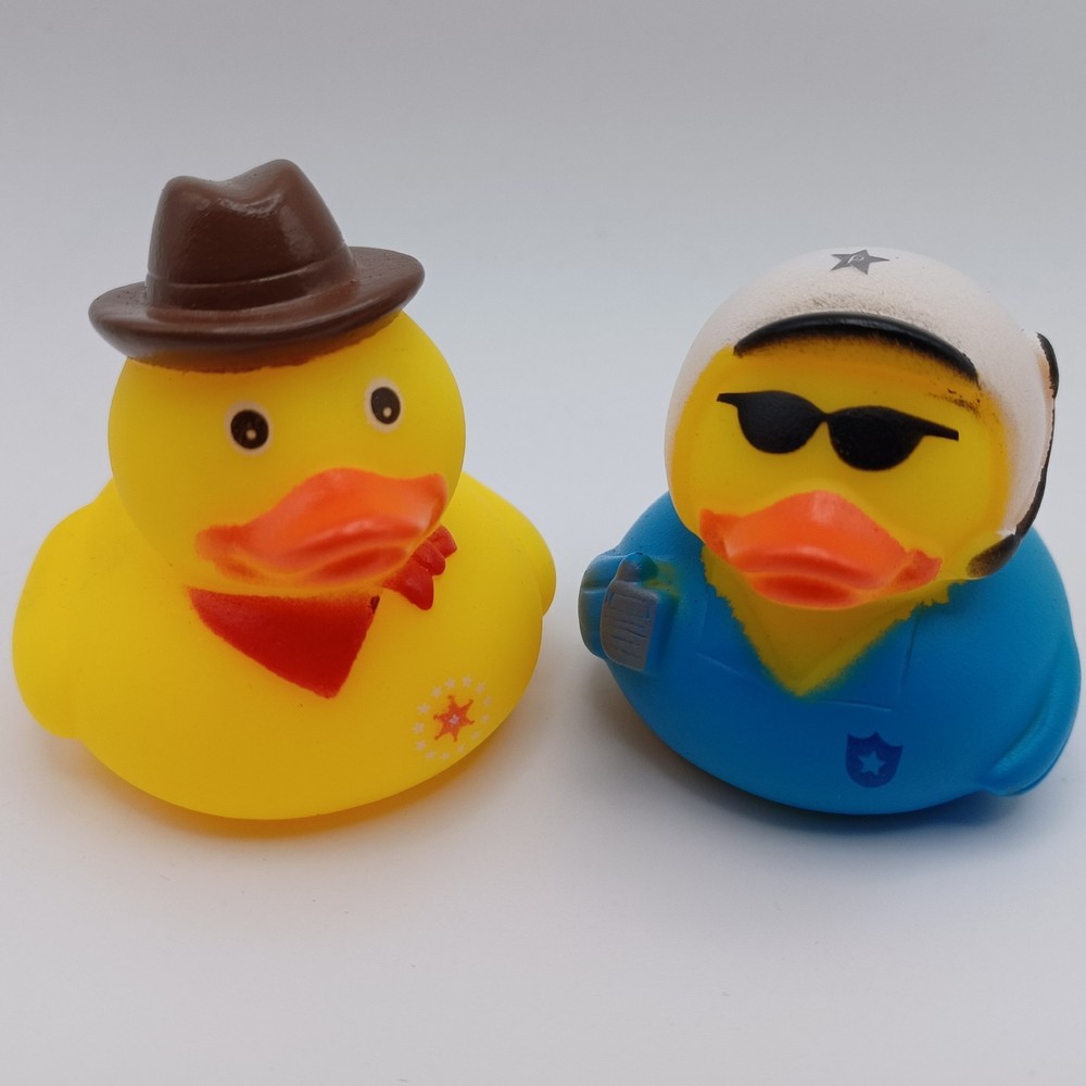 Cowboy Sheriff and Police Officer Rubber Duck Jeep Duck Toys for Gifting