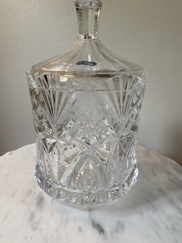 JG Durand France Vincennes Large Biscuit Cookie Jar with Lid