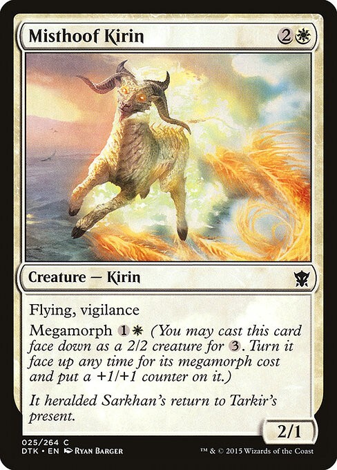 Misthoof Kirin MTG Dragons of Tarkir Regular Edition Foil Card