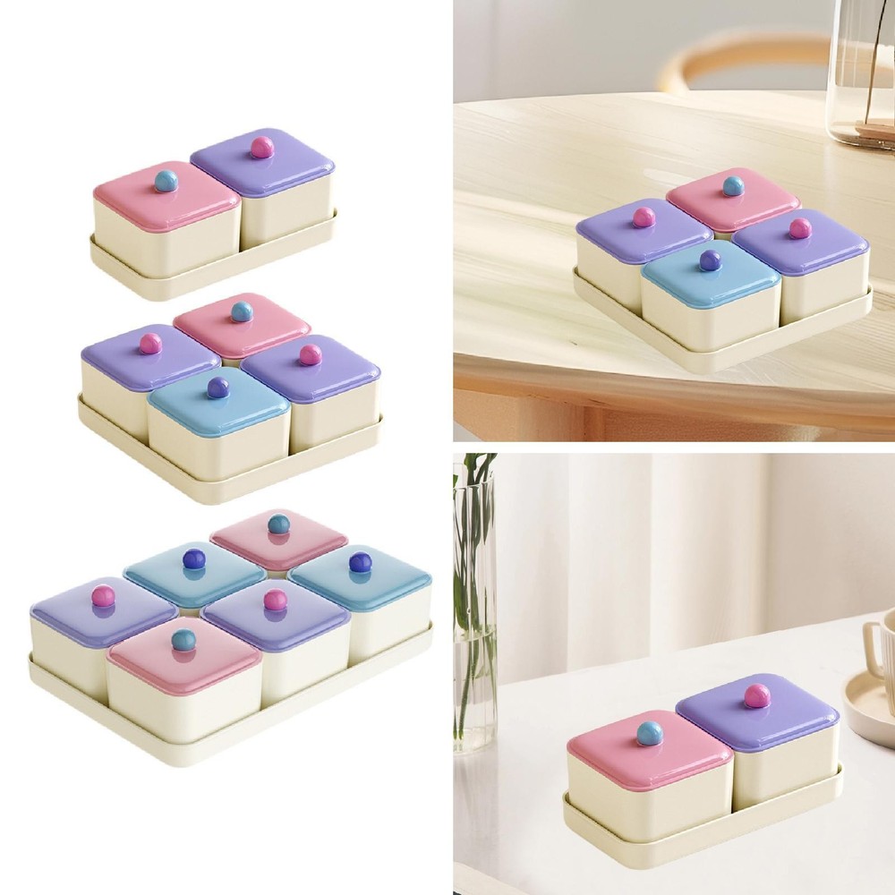 Dried Fruit and Nut Tray Appetizer Storage Box for Weddings Parties Candy Dish