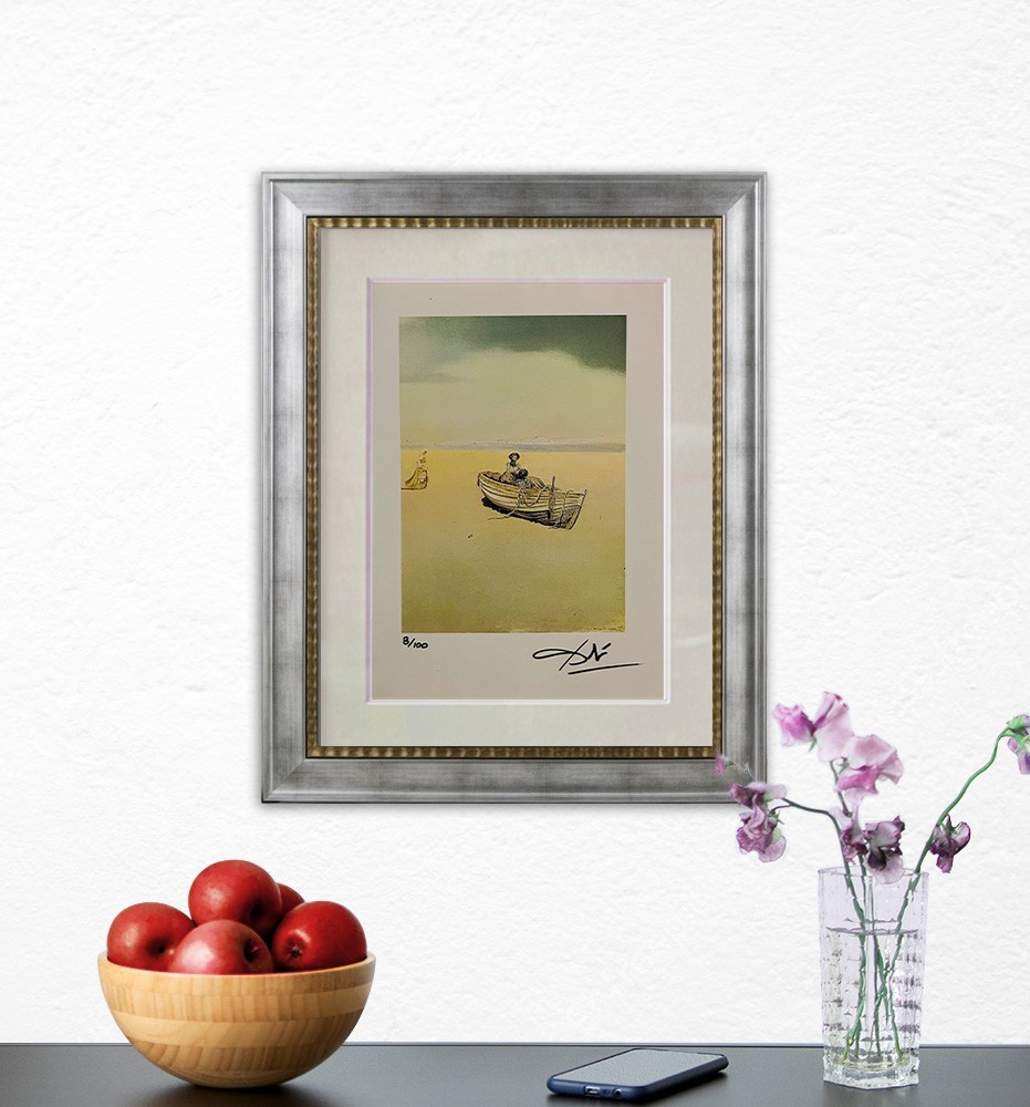 Salvador Dalí, Original Hand-signed Lithograph with COA & Appraisal of $3,500