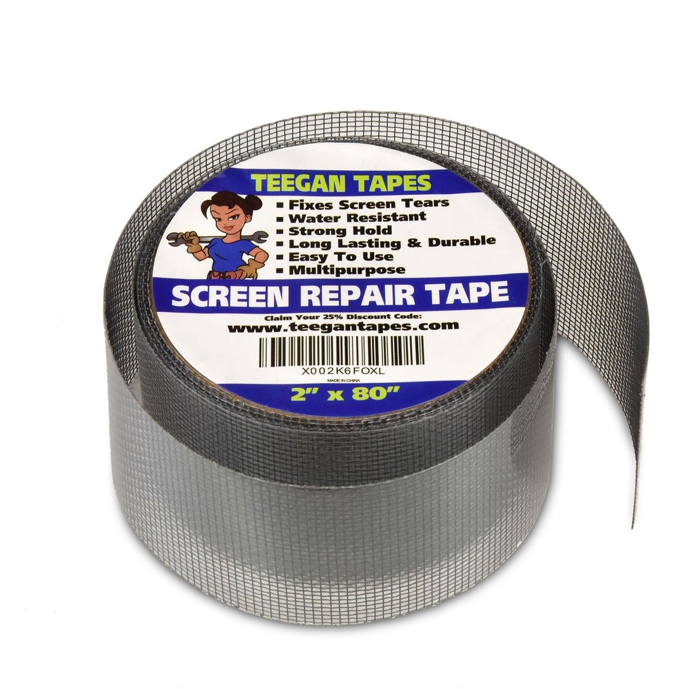 Strong Adhesive Fiberglass Screen Repair Tape for Wire Mesh