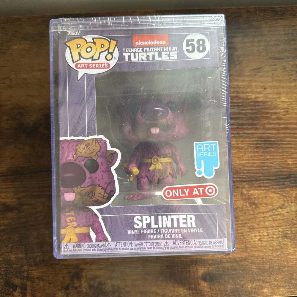 Funko Pop! Splinter #58 Art Series In Hand TMNT Target NEW Sealed