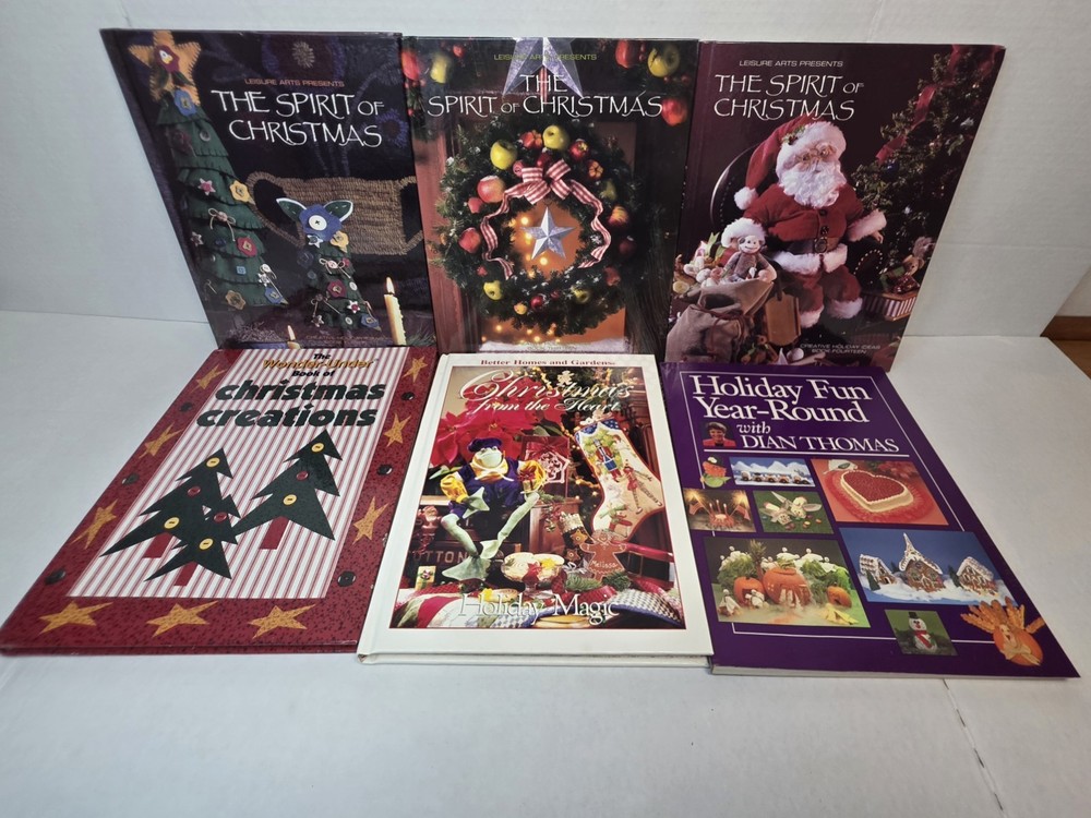 Vintage Christmas Craft Books Lot of 6 | Spirit of Christmas, Better Homes