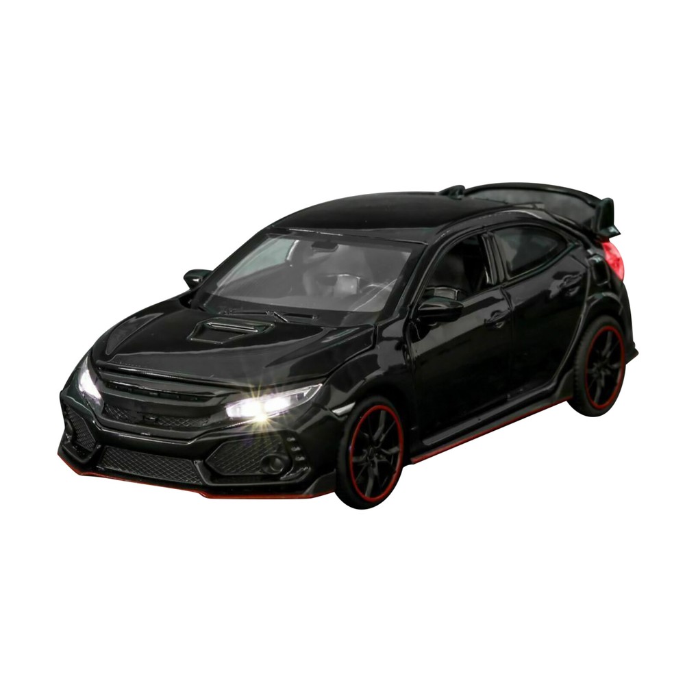 For Honda Civic Type R 1/32 Model Car Diecast Toy Collection Sound&Light Gift C