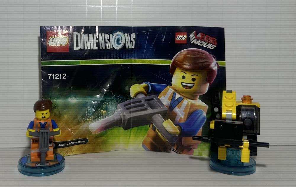 LEGO DIMENSIONS: Emmet Fun Pack (71212) 100% Complete w/Manual The LEGO Movie