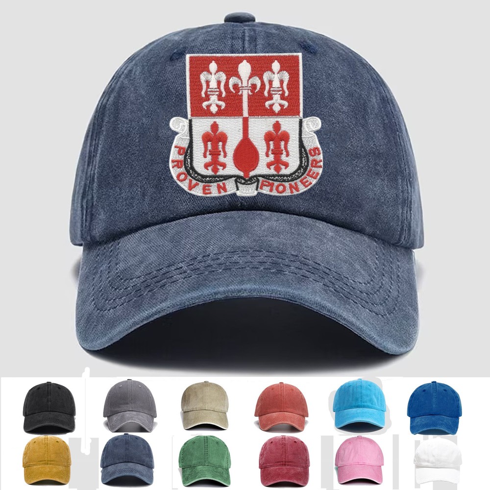 Custom Embroidered Hat 299th Engineering Battalion, Veteran Cap, Trucker Hat