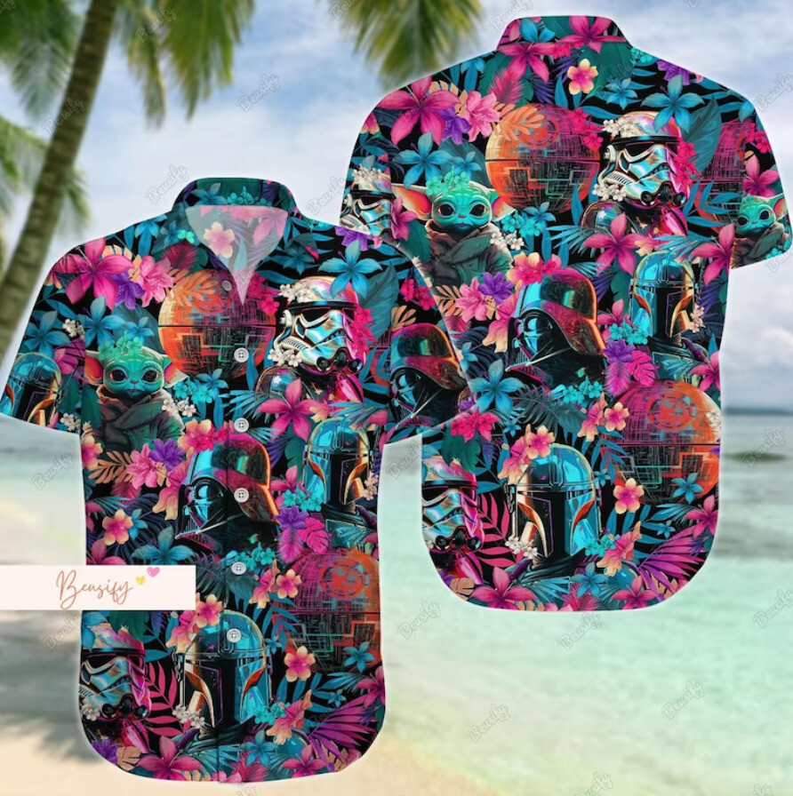 Darth Vader 3D Hawaii Shirt US Size All Over Print Perfect Father Day Gift Best Price