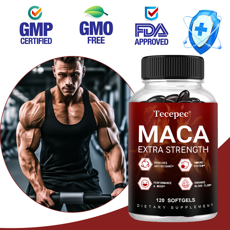 Maca - Extra Strength Testosteron Boosting Formula for Men , Stamina Support -US