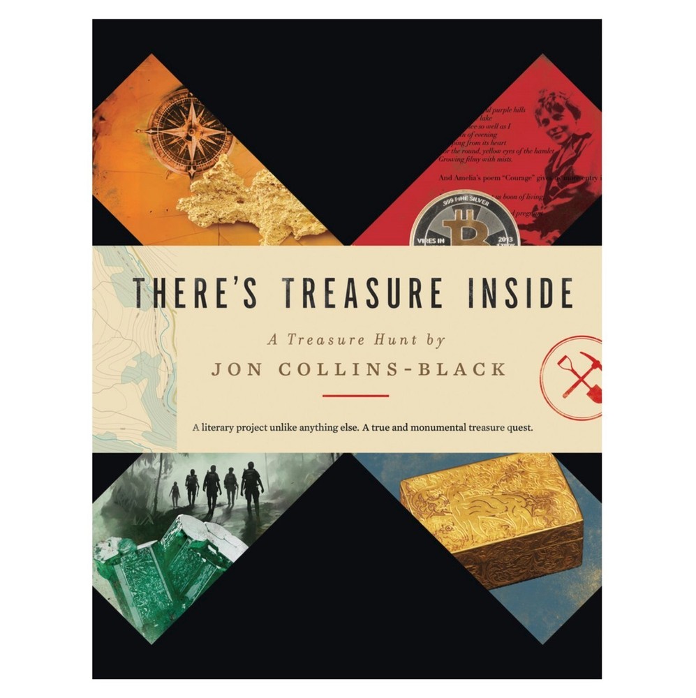 Hidden Treasure Hunt Adventure Book by Jon Collins Hardcover  