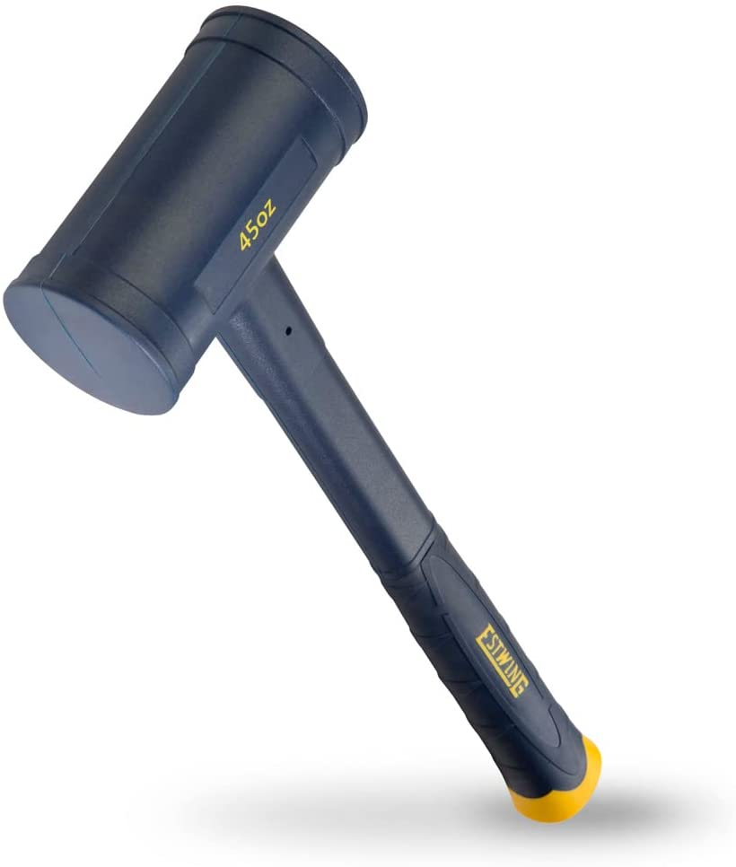 ESTWING Dead Blow Hammer - 45 Oz Mallet with No-Mar Polyurethane & Cushion Grip