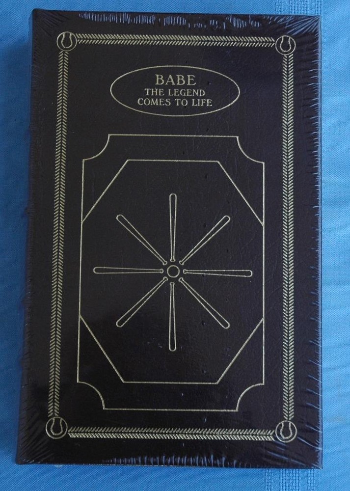 Still Sealed Easton Press Babe Ruth Biography The Legend Comes to Life Cream Leather Edition