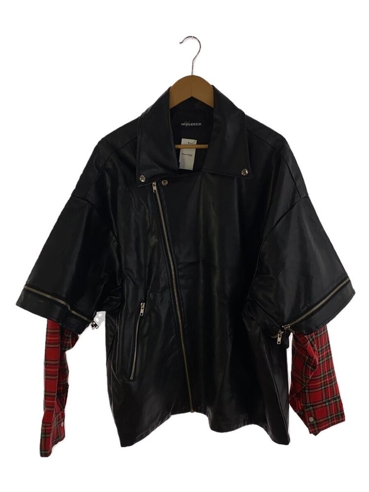 Ankorock Black Leather Blouson Jacket 3246