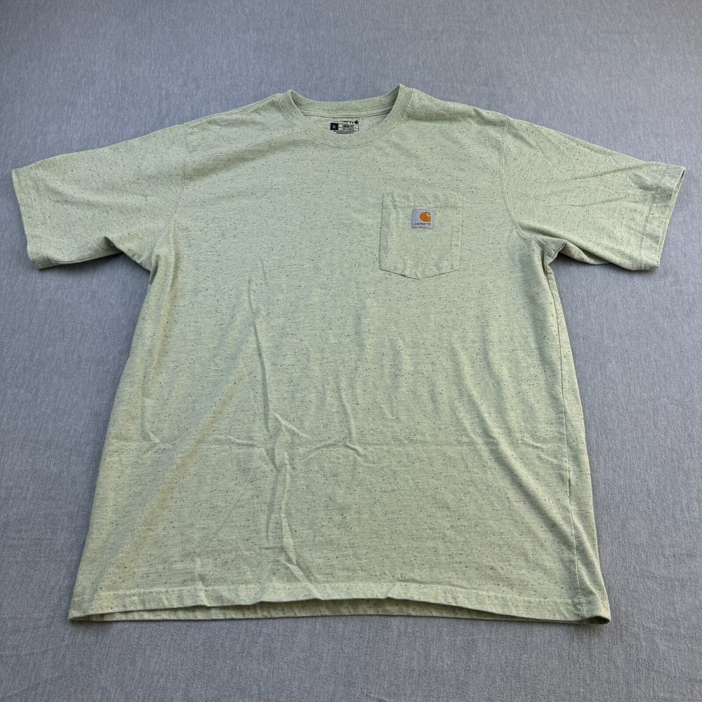 Carhartt Men XL Green Heavyweight Pocket T-Shirt K87 G96 Limited Edition-image