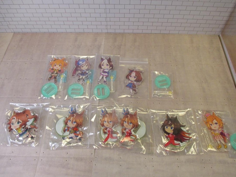 6 Bandai Uma Musume Padoc 10 Full-Sprint Acrylic Stands Set