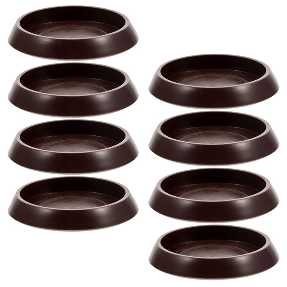 8 Pcs Table Leg Pad Non-slip Couch Stoppers Furniture Coasters Caster Cups