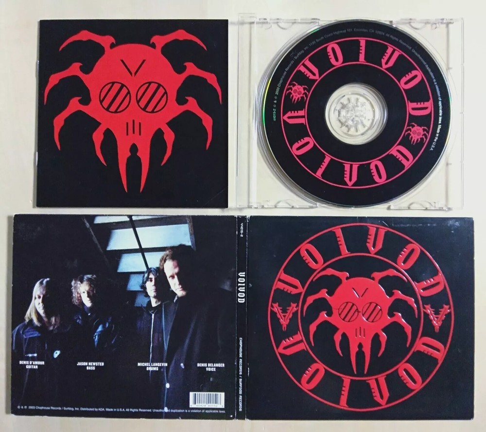 (Digipak) Voivod -s/t- 2003 US Import CD ** Metallica , Flotsam And Jetsam