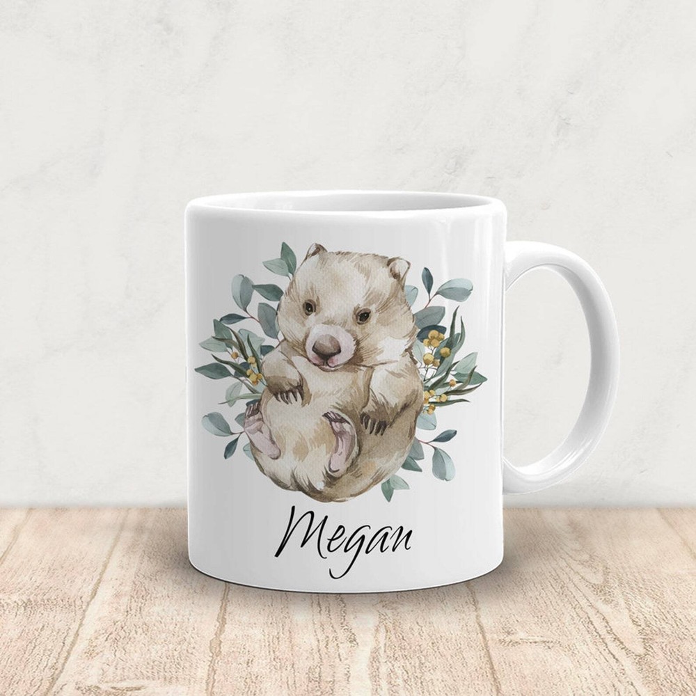 Personalised Coffee Mug Baby Wombat Mug Coffee Mug Gift Mug Tea Cup