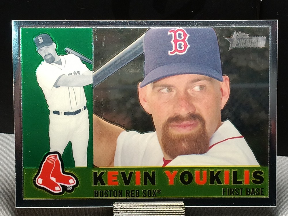 2009 Topps Heritage Chrome /1960 #C76 Kevin Youkilis Boston Red Sox
