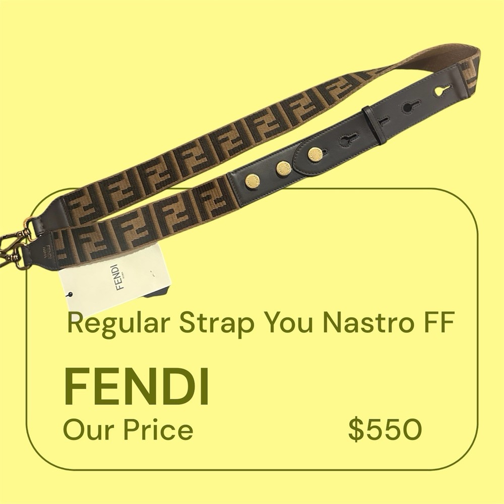 FENDI Regular STRAP You Nastro FF (NEW)