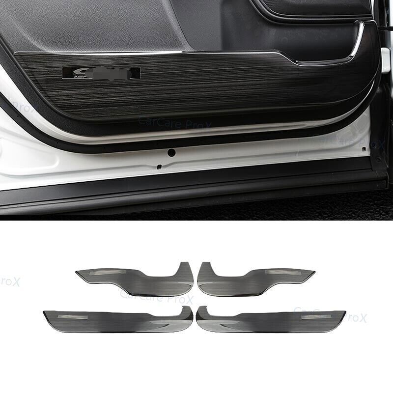 2017-2022 Honda CR-V Black Steel Inner Door Bottom Anti-Kick Trim Cover