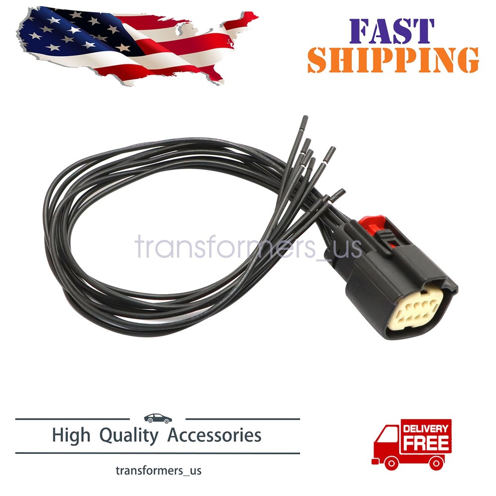 Xenon HID Headlight CONNECTOR PLUG 8-Wire Pigtail for 2016-2018 Chevrolet Camaro