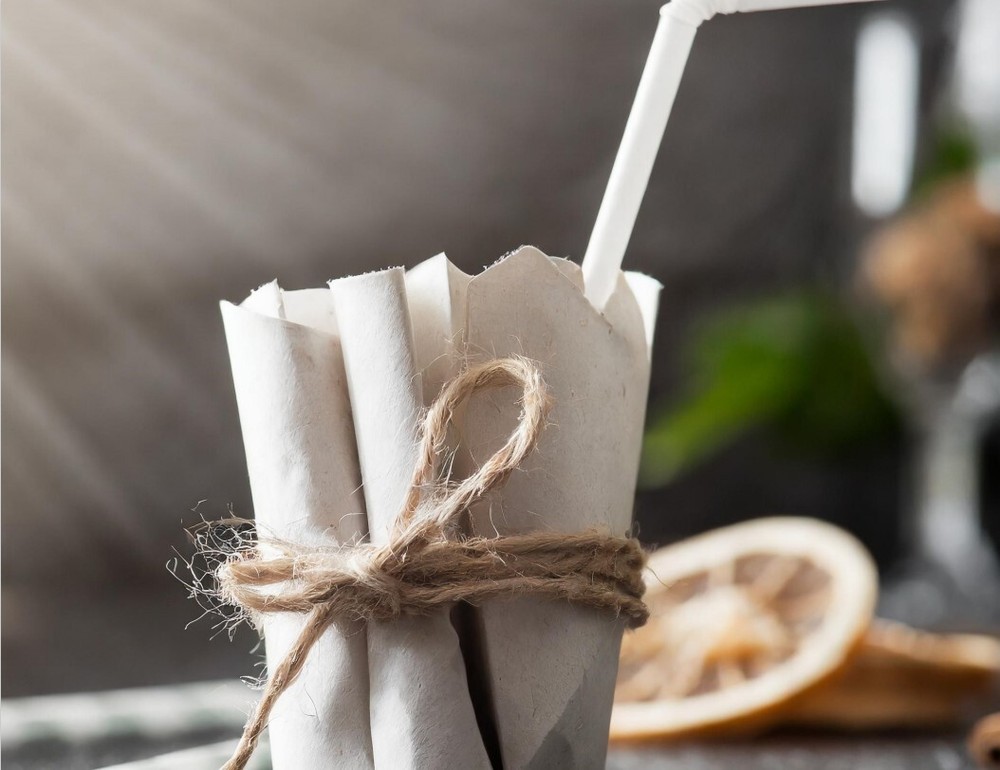 Pajitas flexibles de plástico 800 pajitas desechables envueltas individuales 7,75