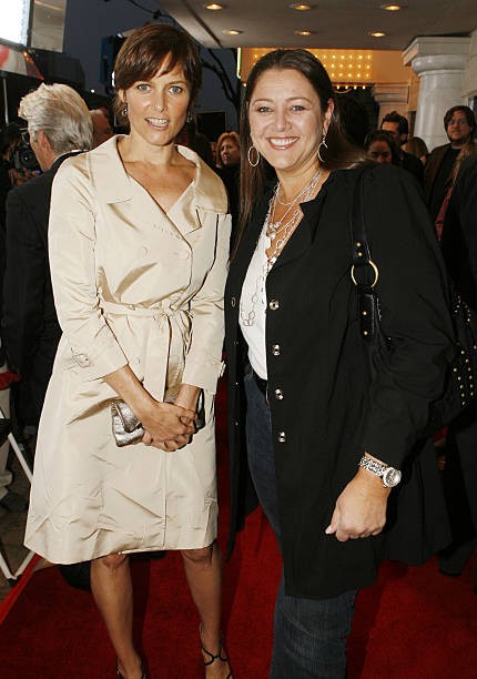 Actors Carey Lowell Camryn Manheim pose at a special screening of - Old Photo