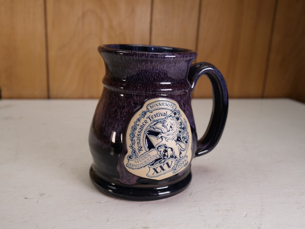1995 Minnesota Renaissance Festival Beer Stein Mug Limited Edition Unicorn 25th