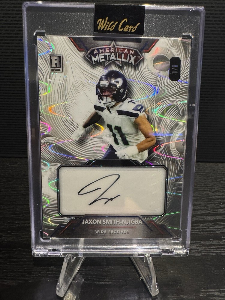 2023 Wild Card American Metallix - JAXON SMITH-NJIGBA - 1/1 Rookie Auto - JSN