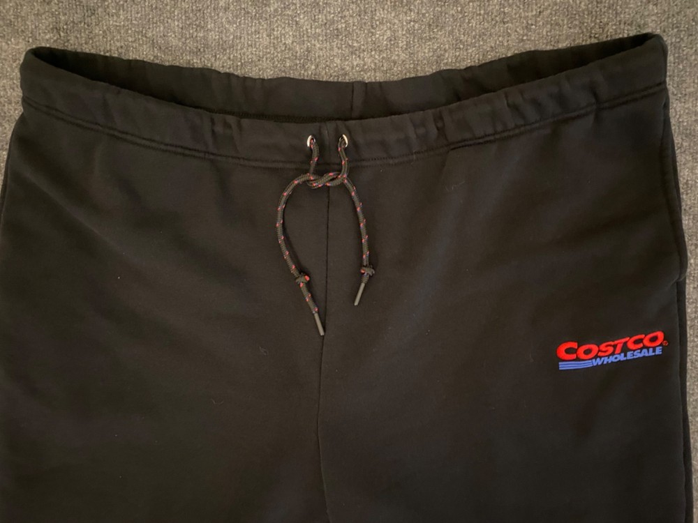 Costco Mens 3XL XXXL Black Sweatpants Joggers Gym Workout Training Pants