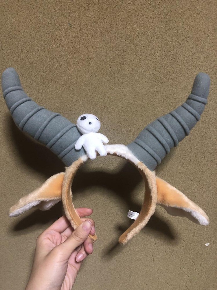Ghibli Park Yakuru Headband  Mononoke Hime  Used  Rare Collectible Item