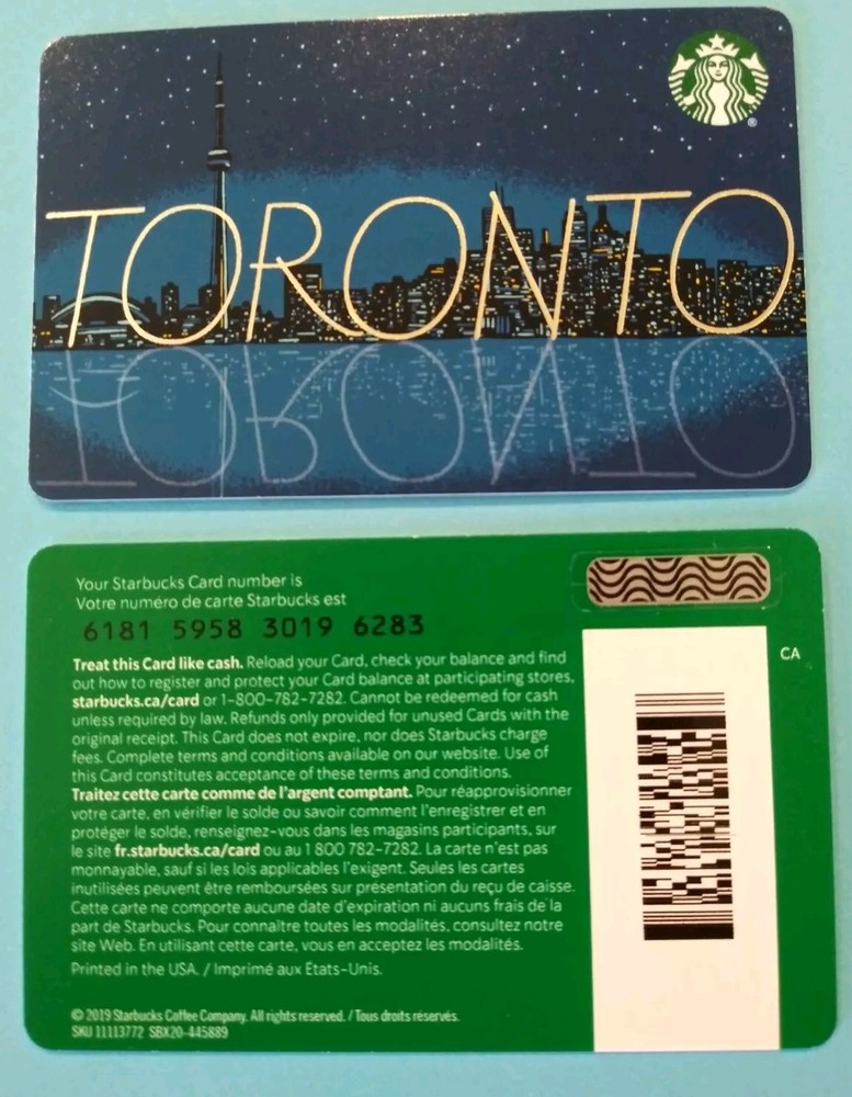 STARBUCKS GIFT CARD 2019/2020 