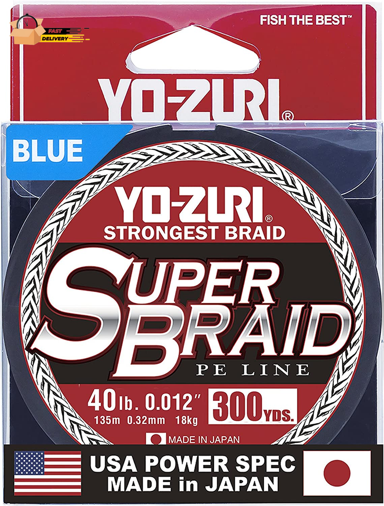 Superbraid Blue 300 Yards Superbraid Fishing Line