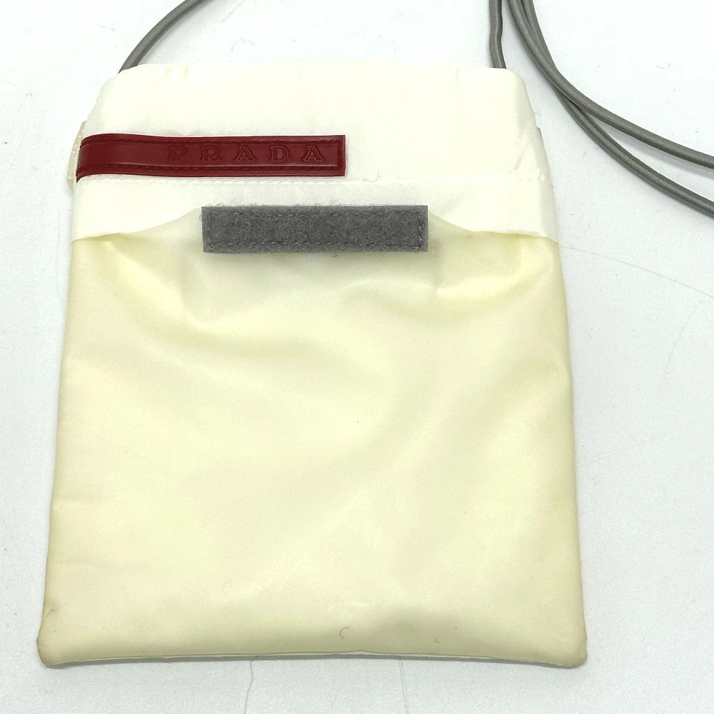 RARE PRADA Sports Logo Nylon Crossbody Shoulder Bag Sacoche for Women
