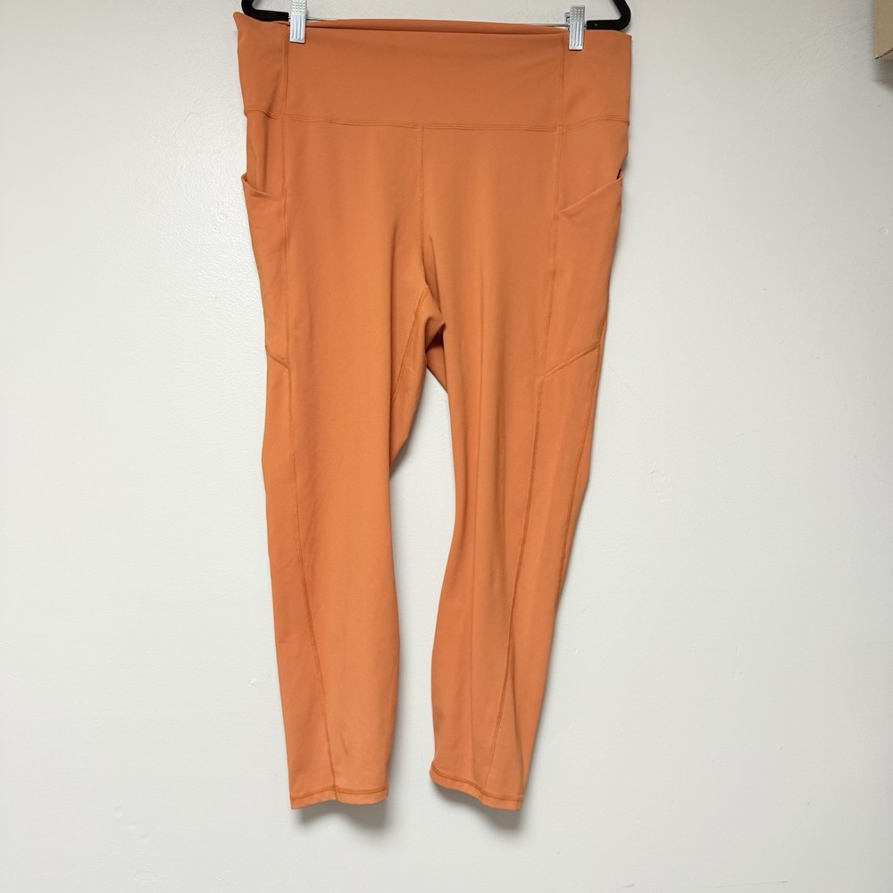 Pureluxe Fabletics Women’s Orange Leggings (No Size Tag)