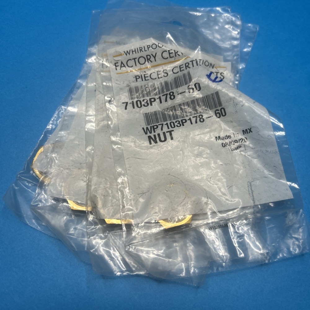 Whirlpool 7103P178-60 Cooktop Nut 4-Pack for Jenn-Air 71002746