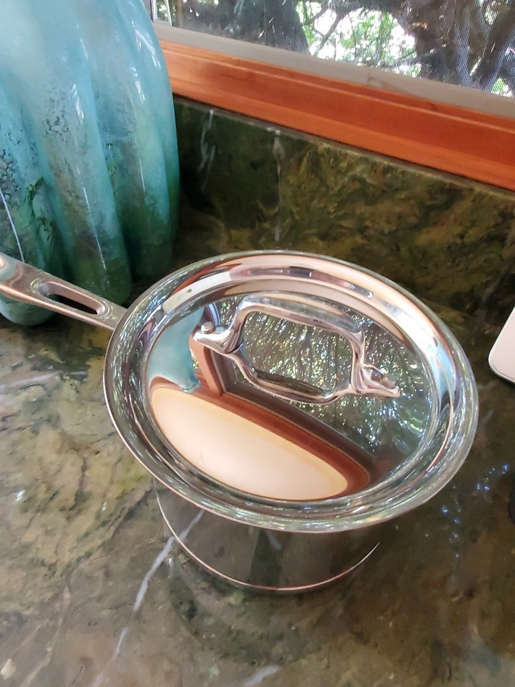 All-Clad COPPER CORE 2-Qt Stainless Steel Sauce Pan 6202 SS