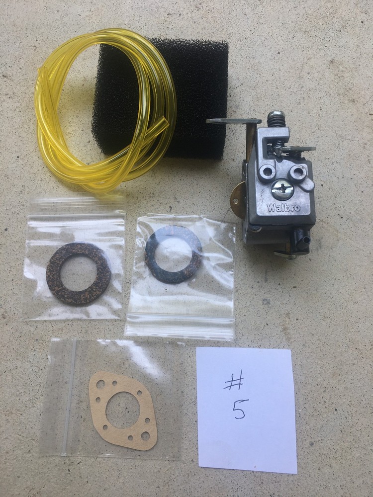 McCulloch Walbro Rebuilt OEM Carburetor with Free Air Filter for MAC 3200 3500 3800 AV Chainsaws