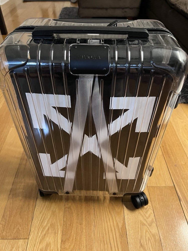 OFF- WHITE x Rimowa Transparent Carry- On 36L Case Limited Edition